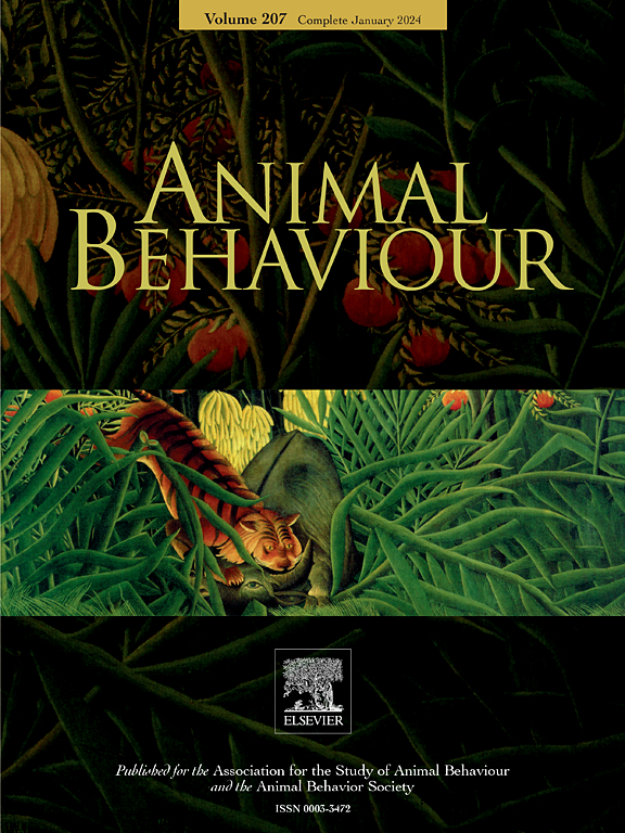 Go to journal home page - Animal Behaviour
